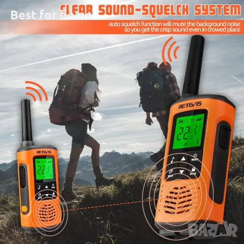 Retevis RT45P Водоустойчиви уоки-токита IP67, снимка 6 - Друга електроника - 52629282