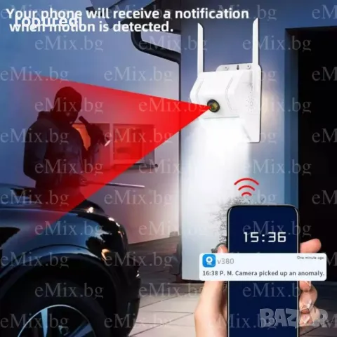 WIFI камера - прожектор, 2MP, Външен монтаж, снимка 2 - Други - 47360918