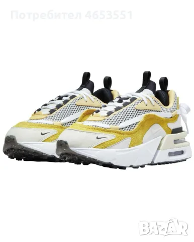 Нови дамски обувки Nike - Air Max Furyosa, бежови/жълти, снимка 3 - Маратонки - 55963181