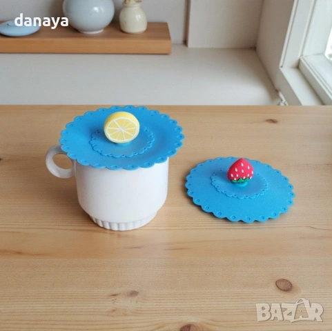 6300 Силиконово капаче за чаша с нестандартна дръжка