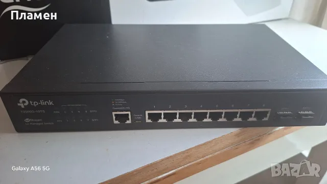 TP-Link TL-SG3210/T2500G-10TS 8 port gigabit Managed Switch with 2 SFP slots, снимка 2 - Суичове - 55965528
