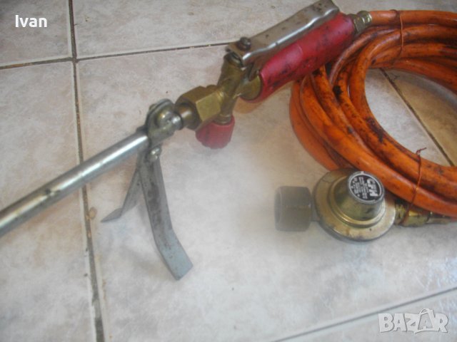 90см Газова Горелка За Покриви/Хидроизолации CFH с 5 м Маркуч и Редуциир Вентил-Оригинални-Отлична, снимка 5 - Други инструменти - 42121895