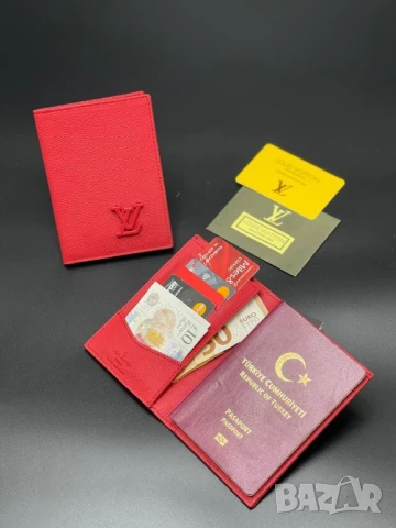 портмонета от естествена кожа в кутия louis vuitton , снимка 14 - Портфейли, портмонета - 51404368