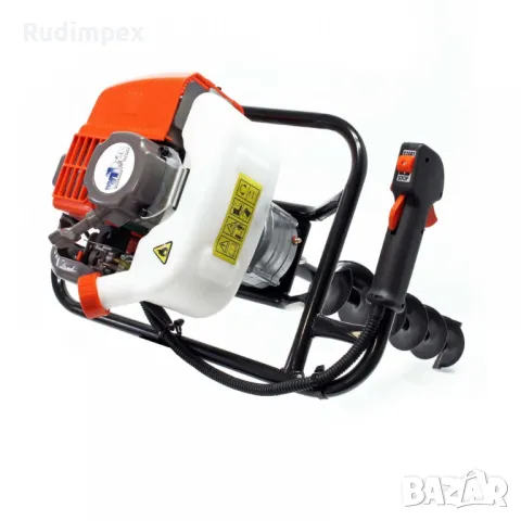 Моторен свредел за дупки GreenYard -52куб.см + свредло φ200 mm - 2 години гаранция, снимка 6 - Градинска техника - 48819796