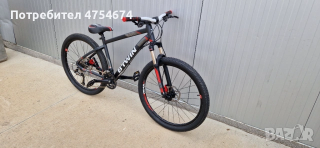 Алуминиев велосипед B"Twin Rockrider колело 27.5, снимка 9 - Велосипеди - 53725074