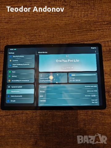Чисто нов таблет OnePlus Pad Lite 128/6 GB, снимка 3 - Таблети - 52529709