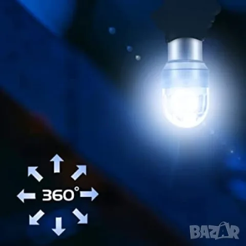 LED крушки BA15S 12-24V 2 броя, снимка 3 - Аксесоари и консумативи - 55864960