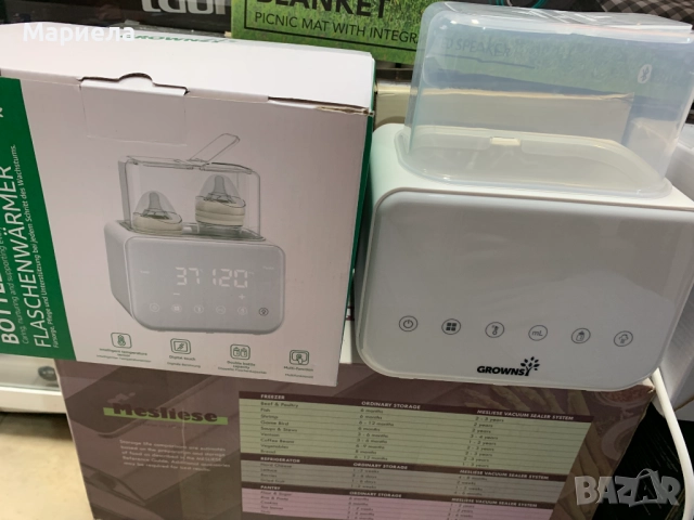 2/1 Стерилизатор за бебешки бутилки и уред за затопляне на храна, снимка 2 - Други стоки за дома - 52156306