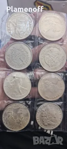Ретро колекционерски монети от 1 долар, снимка 2 - Антикварни и старинни предмети - 50140389