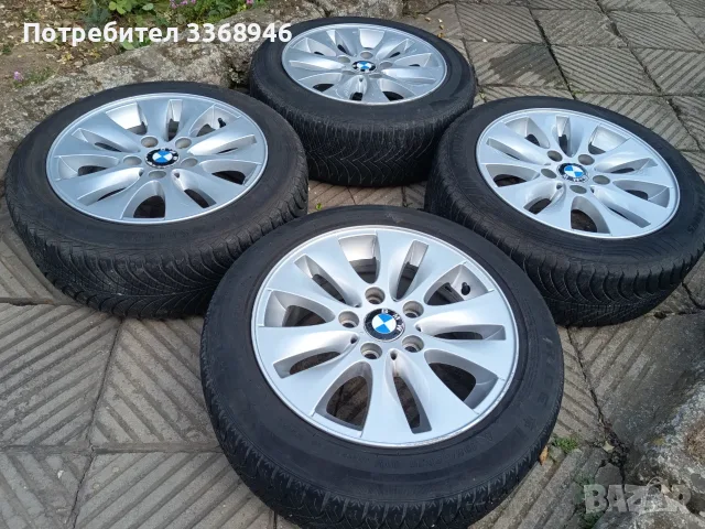 Джанти BMW 16" 5X120 със зимни гуми 195/55/16, снимка 5 - Гуми и джанти - 56242452