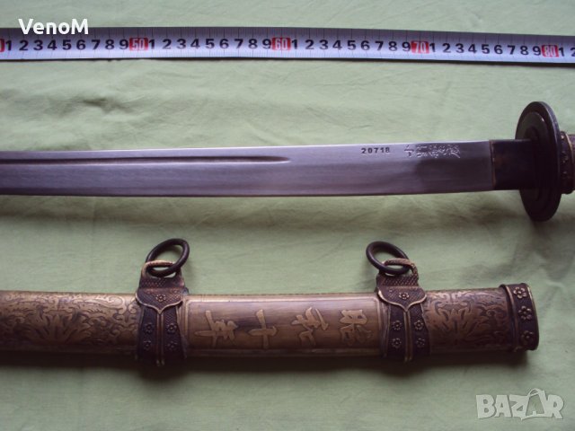 Японски меч нихонто 4 катана острие сабя ятаган, снимка 8 - Други ценни предмети - 39579096