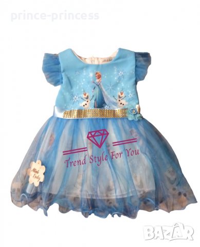 Детска рокля Мини Маус, Елза, Еднорог  80,92см, снимка 5 - Бебешки рокли - 40222365