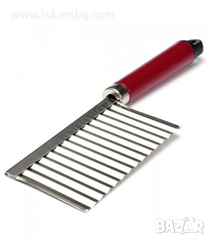 ВЪЛНООБРАЗЕН НОЖ ЗА ЗЕЛЕНЧУЦИ С УДОБНА ДРЪЖКА - код 1779, снимка 3 - Прибори за хранене, готвене и сервиране - 33981328