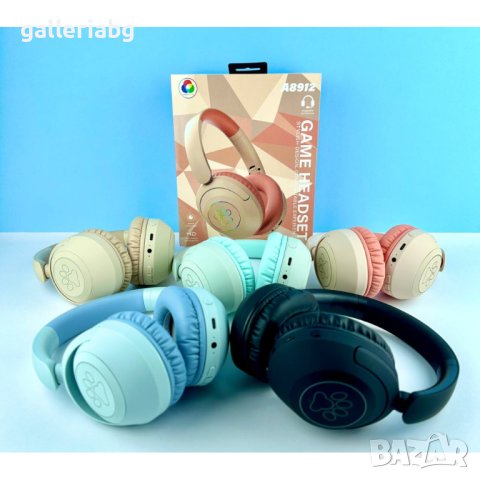 Слушалки Bluetooth геймърски с микрофон