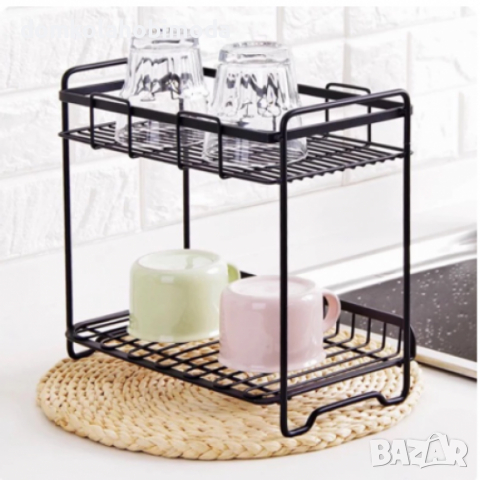 Метална кухненска етажерка, 26x30x30, снимка 5 - Етажерки - 36213931