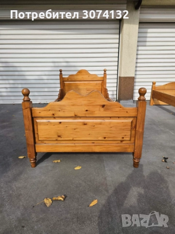 Легло в стил Рустик , снимка 2 - Спални и легла - 52159292