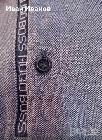 Оригинална фланелка с яка Hugo Boss , снимка 3 - Тениски - 50517730