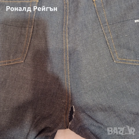 STONE ISLAND W34 MADE IN ITALY 100% оригинални дънки цвят индиго jeans Стоун Айлънд, снимка 10 - Дънки - 53235923