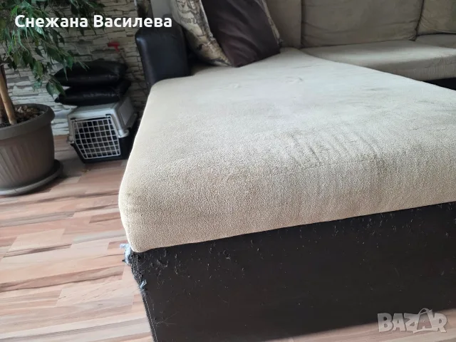 Ъглов диван ,изпорзван, снимка 3 - Дивани и мека мебел - 56241418