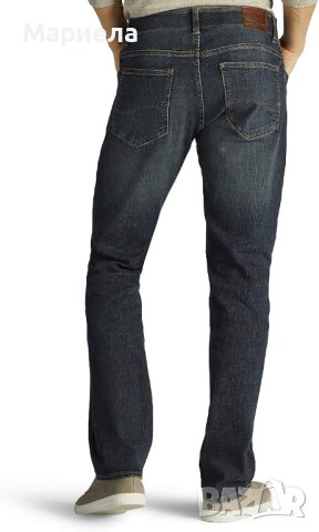 Мъжки дънки голям размер Lee Men's Big & Tall Modern Series Extreme Motion Straight Fit Jeans, снимка 4 - Дънки - 41919929