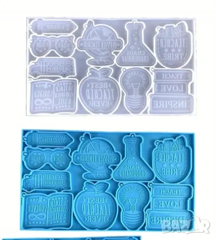 Молд за ключодържатели и висулки за подаръци за училище, снимка 3 - Форми - 50197573