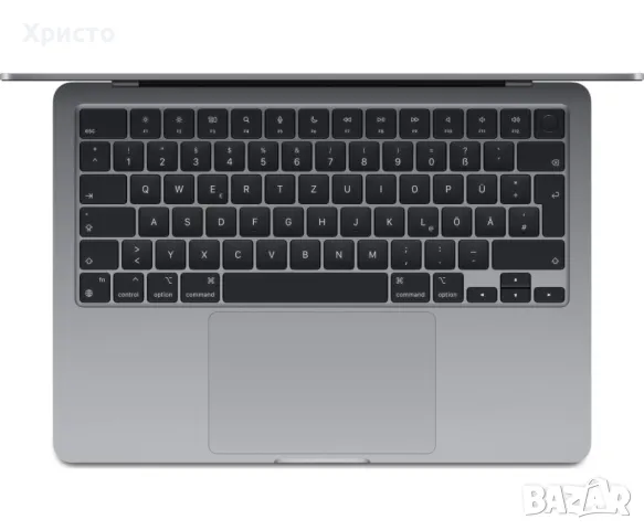 НОВ!!! Лаптоп Apple MacBook Air 13", Apple M3, 8GB RAM, 512GB, Space Grey, снимка 3 - Лаптопи за работа - 47595644