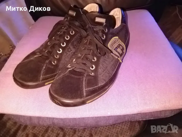 Cesare P. made in Italy маркови кецове №43 стелка 275мм вътре естествена кожа, снимка 3 - Кецове - 49680999