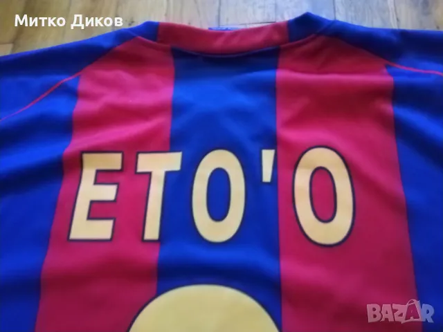 Барселона футболна тениска маркова на Роджерс №9 Самуел Ето размер ХХЛ, снимка 7 - Футбол - 47679212