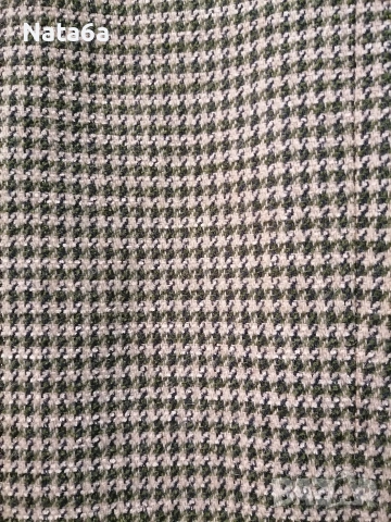 Вълнено късо сако пепит, снимка 4 - Сака - 53104556