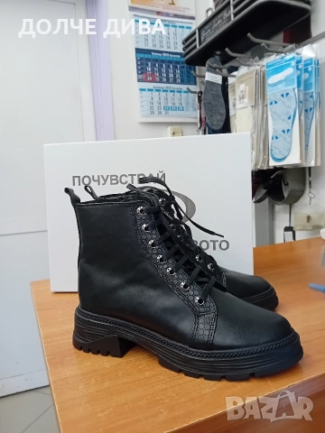 Намаление Дам.боти м2308 черна ест.кожа, снимка 3 - Дамски боти - 52574918