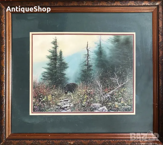 Репродукция, картина, Robert, Tino, Робърт, Тино, пейзаж, планина 