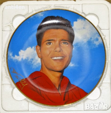 9 бр. портретни чинии на Клиф Ричард - 40 славни години, от Данбъри Минт, снимка 5 - Колекции - 39448019