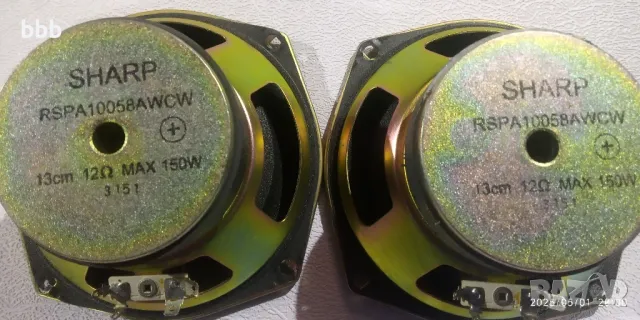 Високоговорители Шарп 13см, снимка 3 - Тонколони - 50121514