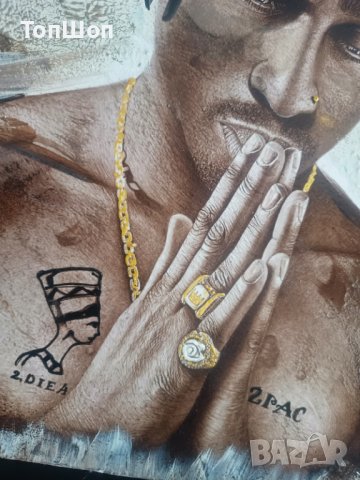 Картина 2 Pac - Tupac Shakur, снимка 3 - Картини - 41043471