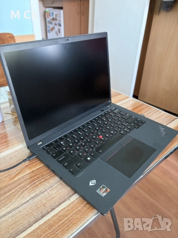 Лаптоп Lenovo ThinkPad T14s G3, 14", (1920 x 1200), Ryzen 7 PRO 6850U, 32GB, 1 TB SSD, Win11Home, снимка 2 - Лаптопи за работа - 55809531