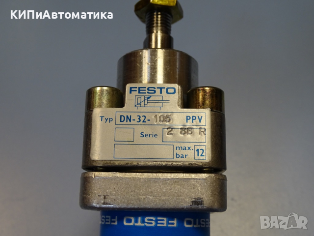 Пневматичен цилиндър Festo DN 32-105 PPV double acting Rod cylinder, снимка 3 - Резервни части за машини - 44615506