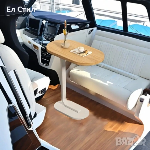 Многофункционална C-образна масичка за кафе, за хол и спалня, снимка 18 - Маси - 53575086