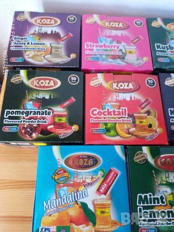 Турски разтворим чай на пакетчета KOZA различни видове, снимка 1 - Други - 39992350