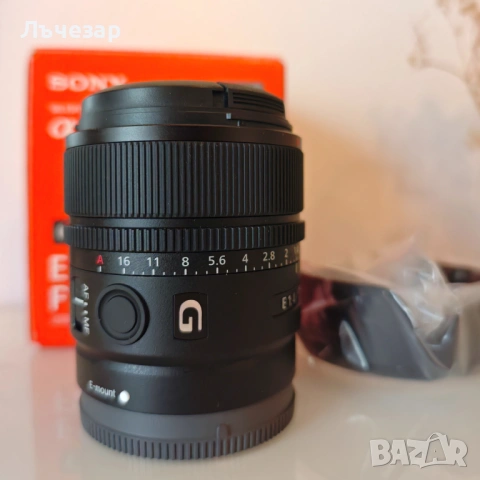 Sony E 15mm f/1.4 G, снимка 2 - Обективи и филтри - 53219643