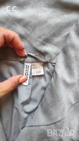 Сиво яке H&M, р-р 34, цена 20 лв, снимка 3 - Якета - 41764207