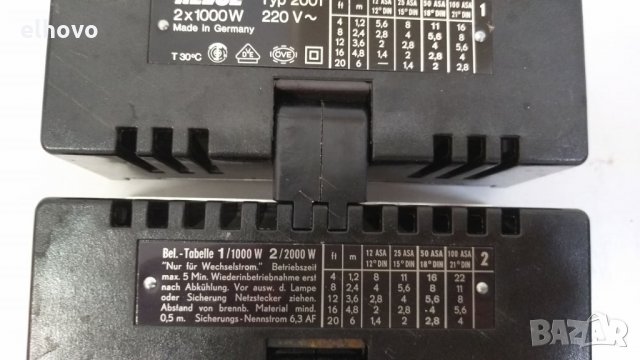 Фото лампа Revue 2x1000W tup 2001, снимка 4 - Светкавици, студийно осветление - 34226586