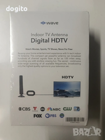 Цифрова антена за телевизия HDTV, снимка 2 - Приемници и антени - 53369302