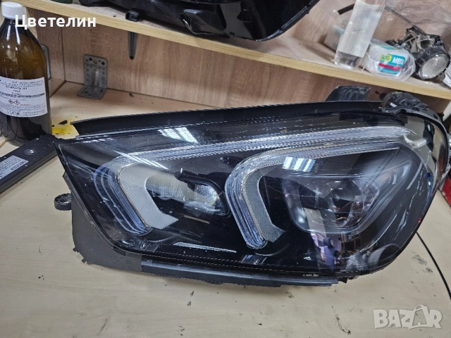 Ляв фар за Mercedes GLE W167 Multibeam lqv far мерцедес гле 167, снимка 3 - Части - 51859838