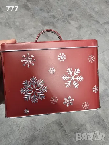 метални коледни кутии, снимка 3 - Кутии за съхранение - 47718152