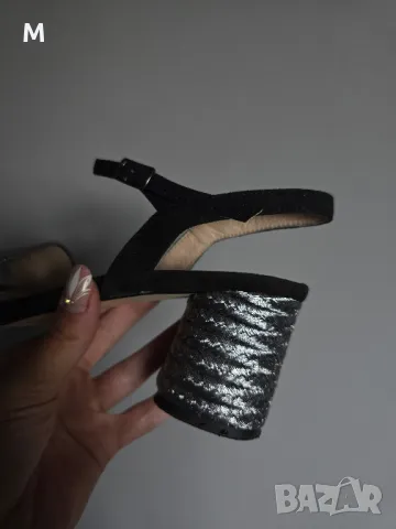 Сандали GiAnni от ЕСТЕСТВЕНА кожа и велур , снимка 4 - Сандали - 47320855