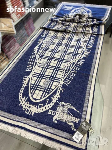 Burberry Hermes  Fendi Balenciaga кашмирени шалове, снимка 13 - Шалове - 56116140