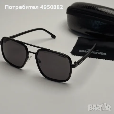 Слънчеви очила Carrera нови, правоъгълни стъкла, UV400, златно и черно, снимка 2 - Слънчеви и диоптрични очила - 56163164