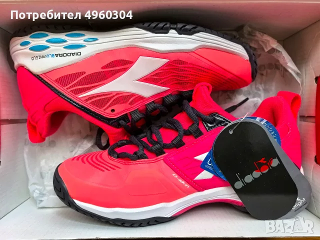 Чисто нови Дамски Тенис Обувки Diadora Speed Blushield Fly 2 AG, Размер 36