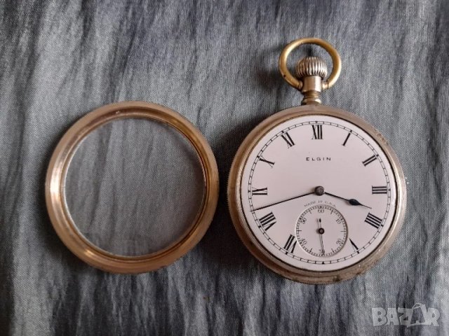 Американски джобен часовник ELGIN, снимка 5 - Мъжки - 50023287