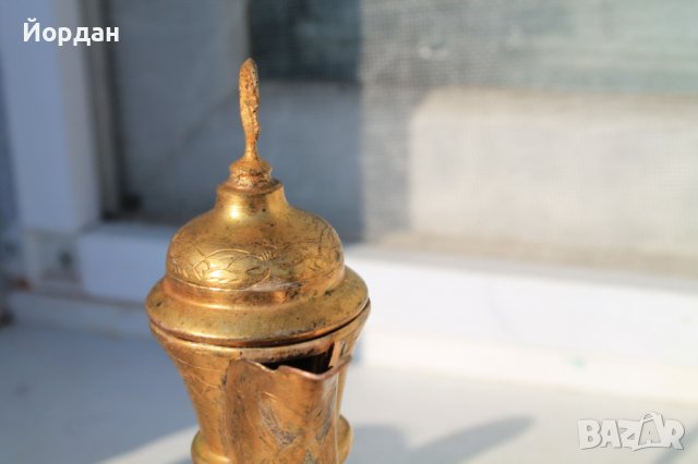 Кана за вода с шивачна позлата 19-ти век, снимка 7 - Антикварни и старинни предмети - 39920834